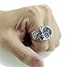 Men's Boy's Stainless Steel Ring Gothic Bloody red The Devil's eye Multicolor Retro Jewelry