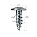 500 Pack Rok Hardware #8 x 1/2