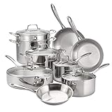 Tramontina Stainless Steel Tri-Ply Clad 14-Piece