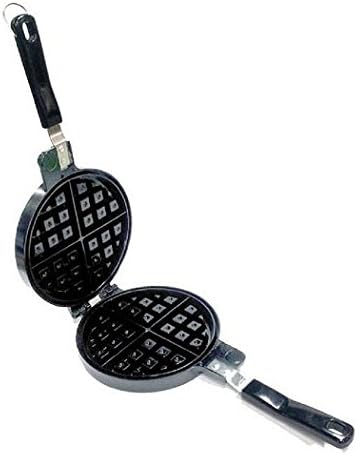 Kitchen New Round Waffle Pan Maker Cast Home Cooking
