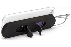 Blue Light Reading Glasses Case with Stand Multi-functional Silicone Card Small Items Holder Adhesive Phone Accessory