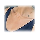 Zealmer Fashion Y Necklace Gold-Tone Open Circle and Dangling Bar Lariat Necklace For Women