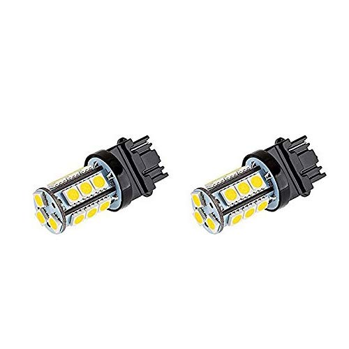 Makergroup S8 3156 Wedge Base LED Light Bulb 12V Low Voltage 3Watt Cool White 6000K-6500K for Outdoor Landscape Lighting and RV Vehicle Automotive Lights 2-Pack
