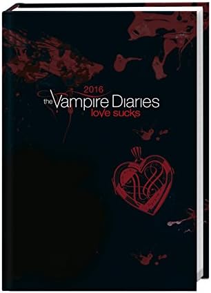Vampire Diaries Calendar Book A6 – 17 Month Calendar 2016 – Heye Verlag – Pocket Calendar with School Holidays and Listen Music – 11.6 cm x 16.3 cm