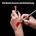 Rownyeon Lip Brush with Cap Portable Applicators Tools Lipstick Lip Gloss Makeup Brushes Beauty Tools Natural Bristles Makeup Brush for Women Girls