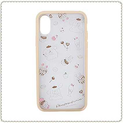 Amazon Co Jp フラワーリング Flowering ハイブリッドケース サンリオキャラクターズ ポムポムプリン パーティー Sr S0063 Be ベージュ Iphone Xs X用 家電 カメラ