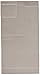 Amazon Basics Organic Cotton Bathroom Towels, 6-Piece Set, Marble Grey