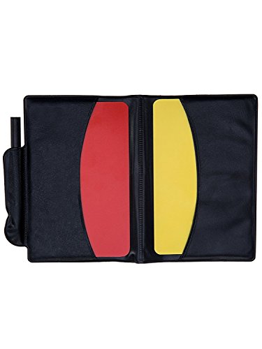 Giveet 2 Metal Whistle with Sports Referee Card Set, Red Yellow Card and Stainless Steel Metal Coach Whistle for Soccer