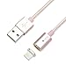 HKW Magnetic Lightning Charging Cable 4-Feet/1.2m For iPhone - Pink