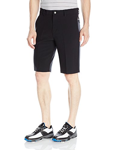 adidas Golf Men's Adi Ultimate 3 Stripe Shorts, Black, 32"