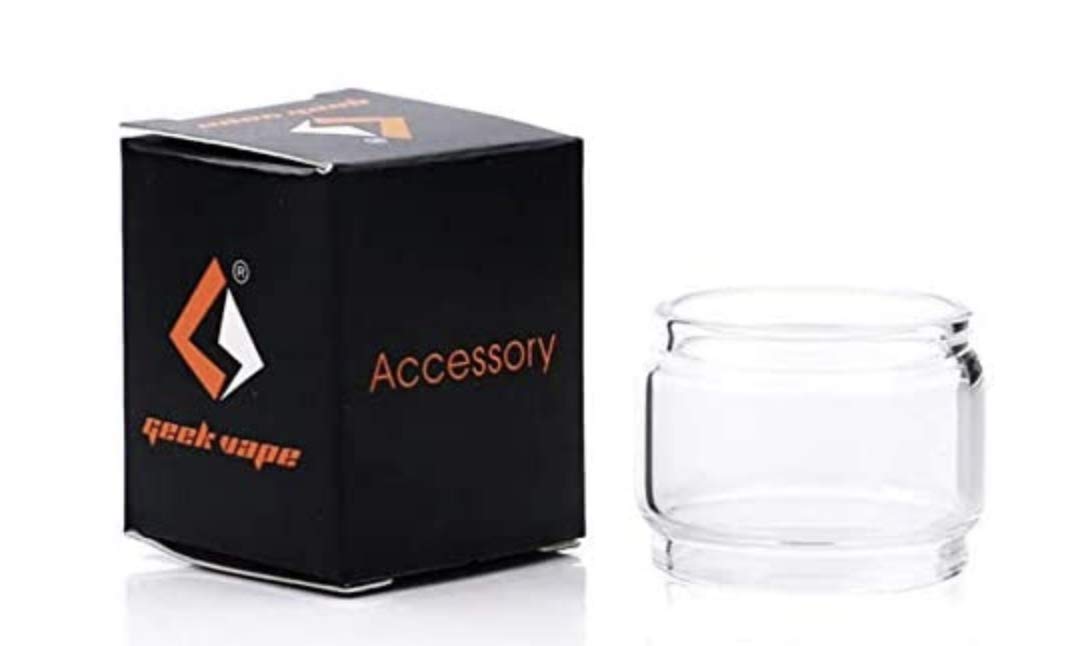 Genuine Geekvape Zeus X Bubble Glass Replacement [1 Pack, Clear, 2ml, Battery Powered, Unisex, Men's Accessories, Male Beard Trimmer Users, Men, Minimalist, Rechargeable]