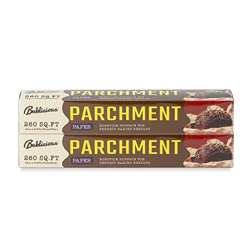 Unbleached Parchment Paper Roll for Baking, 2 Pack