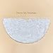 Funkprofi Christmas Tree Skirts Plush Faux Fur Handmade Soft Luxury Tree Skirt Decorations for Indoor Outdoor Xmas Holiday Party Decor Pet Favors (White Plush 30.7