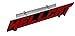 ERPART RED on Black Highly Polished Aluminum Hellcat Hell Cat Grille Grill Plaque Emblem Badge Nameplate Logo Decal Rare Compatible with Dodge Challenger Charger Jeep Chrysler