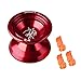 Beboo God of Death Unresponsive YoYo Professional Bearing Alloy Aluminum Yo Yo SmartU SU-02 Red