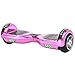 XtremepowerUS Self Balancing Scooter Hoverboard UL2272 Certified, Bluetooth Speaker and LED Light (Pink Chrome)