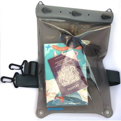 Aquapac Multi-Purpose Large Waterproof Case, 9" by 12", 23 by 31cm, for Maps Phones, Documents, Waterproof to 10m / 30ft