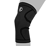 Compression Knee Sleeve for Runners- Best Knee Support for Arthritis Pain, Meniscus Tear, ACL, Pain, Injury, Knee Sleeve for Sleeping. Non-Slip Plus Size Knee Brace for Men, Women, Kids (4XL Black)