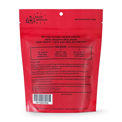 Bocce's Bakery - Everyday Dog Treats, Say Moo Training Bites, 6 oz