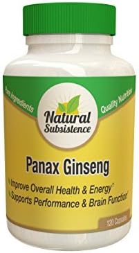Panax Ginseng-1000mg per serving. (1) by Natural Subsistence