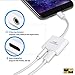 USB C Digital to 3.5mm Audio Adapter and USB PD Quick Charging Adapter, 2 in 1 Type C to Headphone Aux Port Converter, Compatible with iPad Pro 2018, Google Pixel 2/3/XL and More, White (Upgraded)thumb 4
