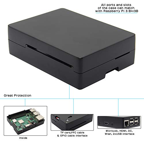 2 Geekworm+Raspberry+Aluminum+Dissipation+Enclosure