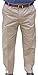 Falcon Bay The Senior Shop Men's Full Elastic Waist Twill Pant with Zipper & Belt Loops