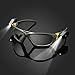 SanSiDo LED Safty Glasses Night Vision Glasses With LED Light 3M Safety Glasses Reading Eyewear Night Riding Glasses Super Bright With Replaceable Battery
