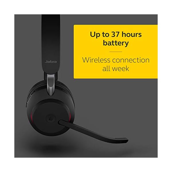 Jabra-Evolve2-65-Wireless-PC-Headset-with-Charging-Stand--Noise-Cancelling-Microsoft-Teams-Certified-Mono-Headphones-With-Long-Lasting-Battery--USB-A-Bluetooth-Adapter--Black Jabra Evolve2 65 Wireless PC Headset with Charging Stand – Noise Cancelling Microsoft Teams Certified Mono Headphones…