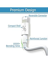 Cargador de teléfono con enchufe (4 en 1), FIMARR Cargador de pared USB doble con 2 cables de carga compatibles con teléfono XS Max XR X 8 7 6 Plus SE 5S 5C (certificado UL)