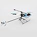 WL 4CH 2.4GHz Mini Radio Single Propeller RC Helicopter Gyro V911 RTF White&Blue
