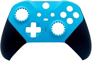 Hzxkqmil Front Shell Replacement Housing Faceplate Cover Plates for Xbox Elite Series 2 Controller - Light Blue