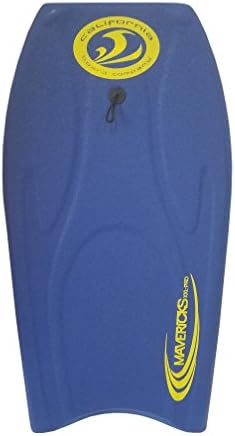 California Board Company Cbc Mavericks 42" Bodyboard, Blue/Yellow/White