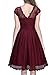 Miusol Women's Retro Floral Lace Cap Sleeve Vintage Swing Bridesmaid Dress