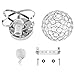 DDSKY Crystal Wall Light, Modern Luxury Crystal Wall Sconce Polished Chrome Finish Wall Sconce Lighting Fixuture with E14 Scoket (Silver)