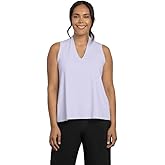 Sympli Women's Deep V Trapeze Tank Lavender 8