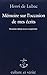 Memoire sur l occasion de mes ecrits (French Edition) by 