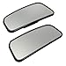 Audew 2 Pack Square Blind Spot Mirror 360° ABS Glass for All Universal Vehicles Car Fit Stick-on Design