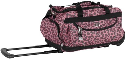 CALPAK Champ Red Leo 21-inch Carry On Rolling Upright Duffel Bag