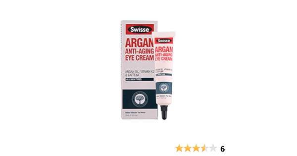 swisse argan anti ageing eye cream