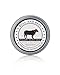 Bull and Bell Amber Sandalwood Shaving Soap - Handmade in America with All Natural Premium Quality Ingredients Including Mango Butter and Coconut Oil - 4 Ounces - Best Shave Soap for Sensitive Skin