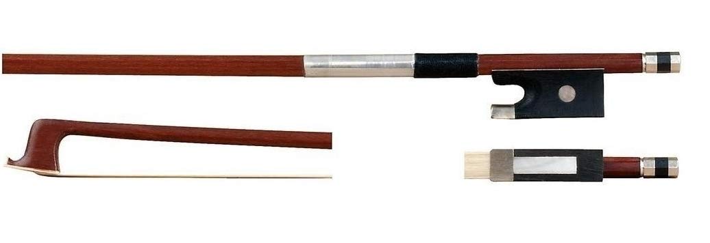 GEWA Pure Violin Bow 1/4 - Natural Hair - Round Stick - Hardwood Frog