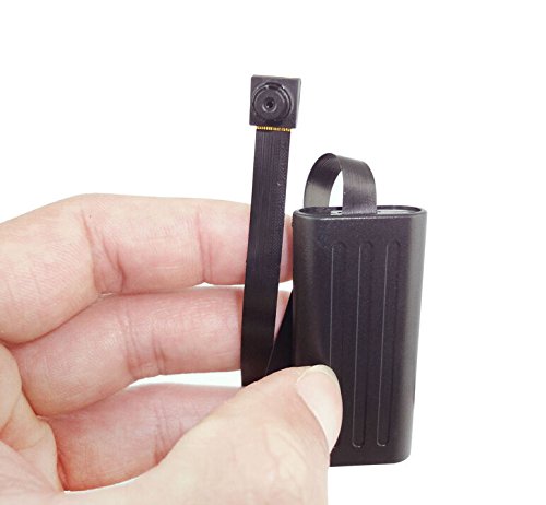 Mengshen Full HD 19201080P High Video Resolution Smallest Button Pinhole Spy Video Camera Mini Hidden Camera Motion Detection Remote Control 8 Lens Covers TV-Out MS-HC02