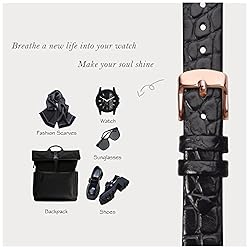 BISONSTRAP Leather Watch Straps, Soft Replacement