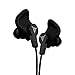 Decibullz - Contour Custom Fit Earphones, Easily Fitted to The Exact Shape of Your Ear, These Sportbuds Never Fall Out (Black)