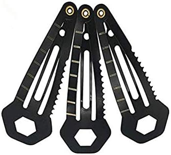 Multi Function Hair Clip Stainless Steel Self-defense Hairpin Outdoor Tactical Multitool, 3Pcs