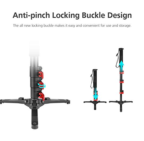 Zhiyun Accessories TransMount Telescopic Monopod with Locking Buckle 1.2M Long for Handheld Gimbal Stabilizer WEEBILL LAB,Crane 3,Crane 2,Crane Plus,Crane V2