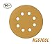 Mestool 5-Inch 8-Hole Hook and Loop Sanding Discs, Orbital Sander Sandpaper Discs, 100 Pieces Round Sandpaper Set, 400 Grit
