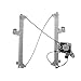 HANSUN 8801-0432 Power Window Regulator With Motor Rear Left Driver Side For Cadillac Chevy GMC - Escalade Avalanche Silverado Suburban Sierra Yukon