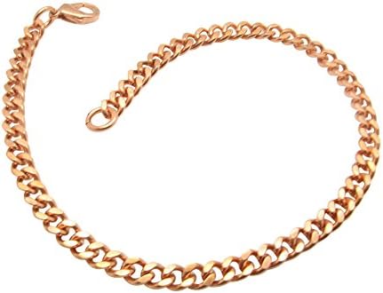 Copper Anklet CA658G - 3/16" wide - Available in 8 to 12 inch lengths - Choose your length below: (8 inch length)
